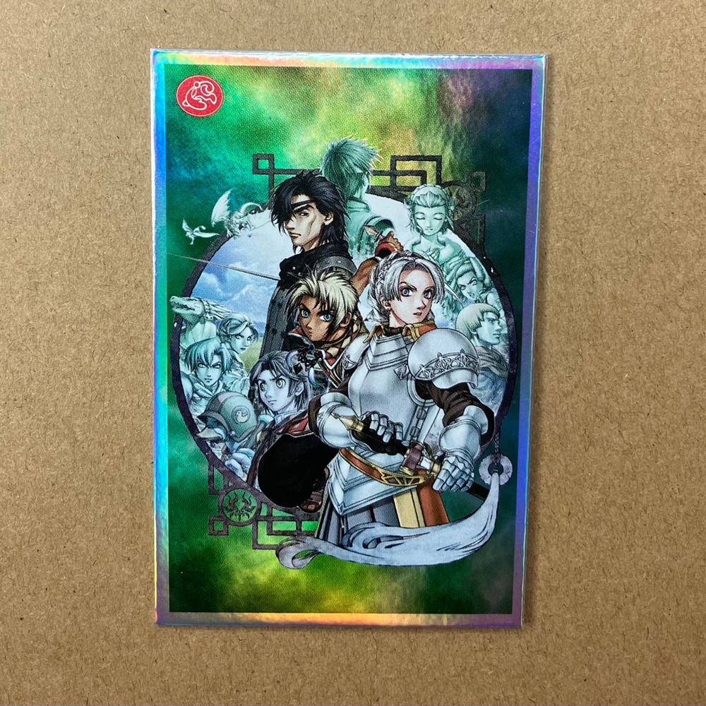 VTG Vintage‎ 2001 Rare Holographic Holo Genso Suikoden 2 Konami Menko Card PS1